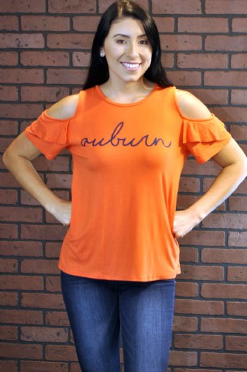 Auburn game day dresses - perfect navy and orange dresses